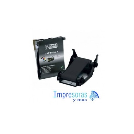 CINTA RIBBON ZEBRA PARA IMPRESORA ZXP1 TRUE COLORS NEGRO K 800011-101