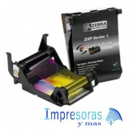 CINTA RIBBON ZEBRA LOAD N GO COLOR PARA ZXP SERIES 1 YMCKO