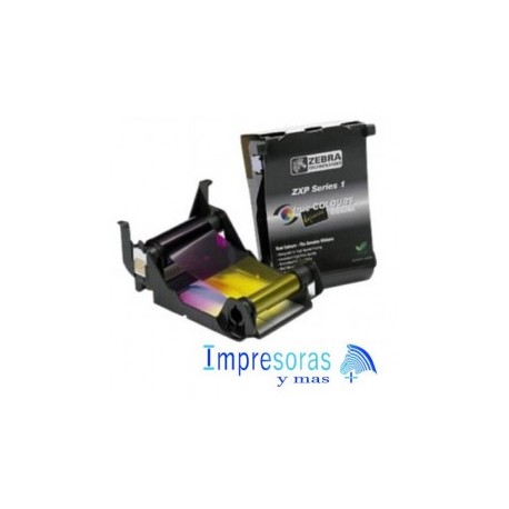 CINTA RIBBON ZEBRA LOAD N GO COLOR PARA ZXP SERIES 1 YMCKO