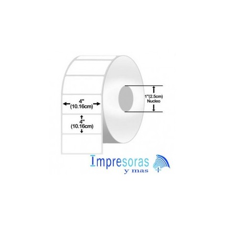 ETIQUETA ZEBRA TD 10010033 4X4 PGDS ESCRITORIO NUCLEO 1PGDS 6 ROLLOS Z-PERFORM 2000D