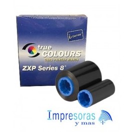 CINTA RIBBON ZEBRA PARA IMPRESORA ZXP8 TRUE COLORS NEGRO K 800012-901