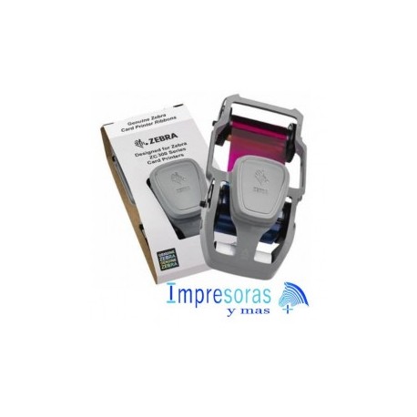 CINTA RIBBON ZEBRA 800300-562 PARA IMPRESORA ZC300 TRUE COLORS COLOR YMCPKO