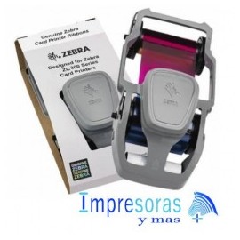 CINTA RIBBON ZEBRA 800300-563 PARA IMPRESORA ZC300 TRUE COLORS YMCKLL