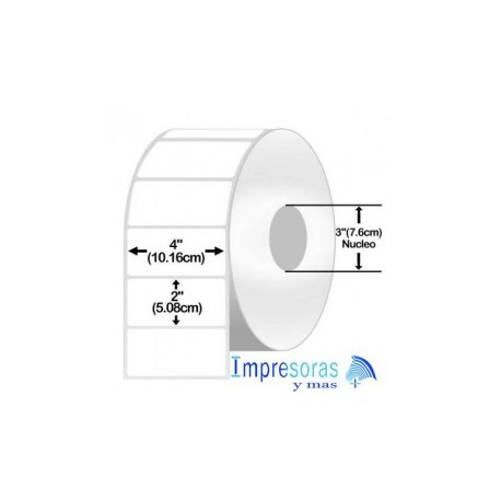 ETIQUETA ZEBRA TT 10000285 4X2 PGDS INDUSTRIAL NUCLEO 3PGDS 1 ROLLO Z-PERFORM 2000T