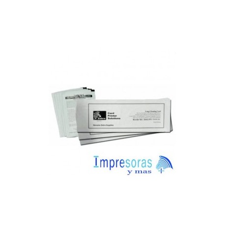 KIT DE LIMPIEZA ZEBRA 105999-302 PARA IMPRESORA ZXP3 8 TARJETAS