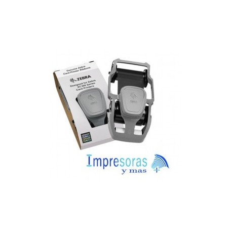 CINTA RIBBON ZEBRA PARA IMPRESORA ZC300 TRUE COLORS NEGRO K 800300-301